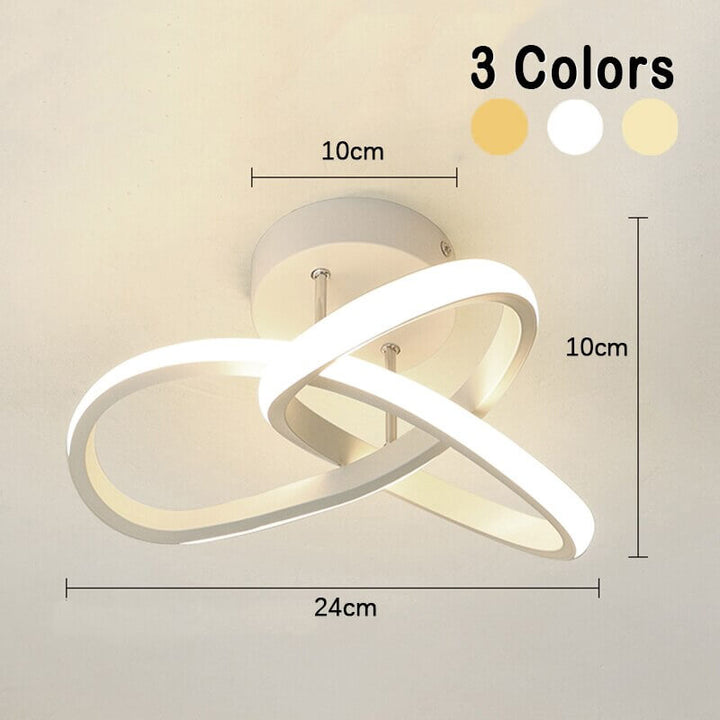 Modern 3-Ring LED Ceiling Light