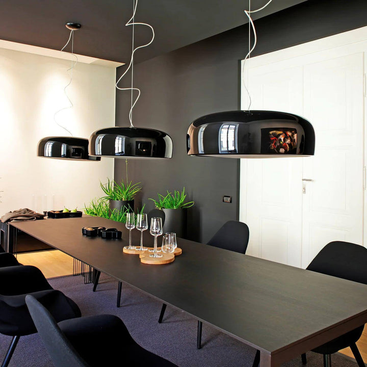 Modern Pendant Light 45/60cm - Aluminium & Polycarbonate