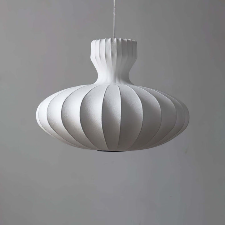 Pleated Silk Pendant Lamp