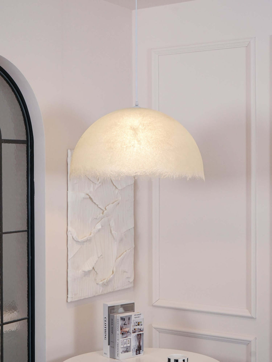 Modern Pendant Lamp Epoxy Resin & Metal