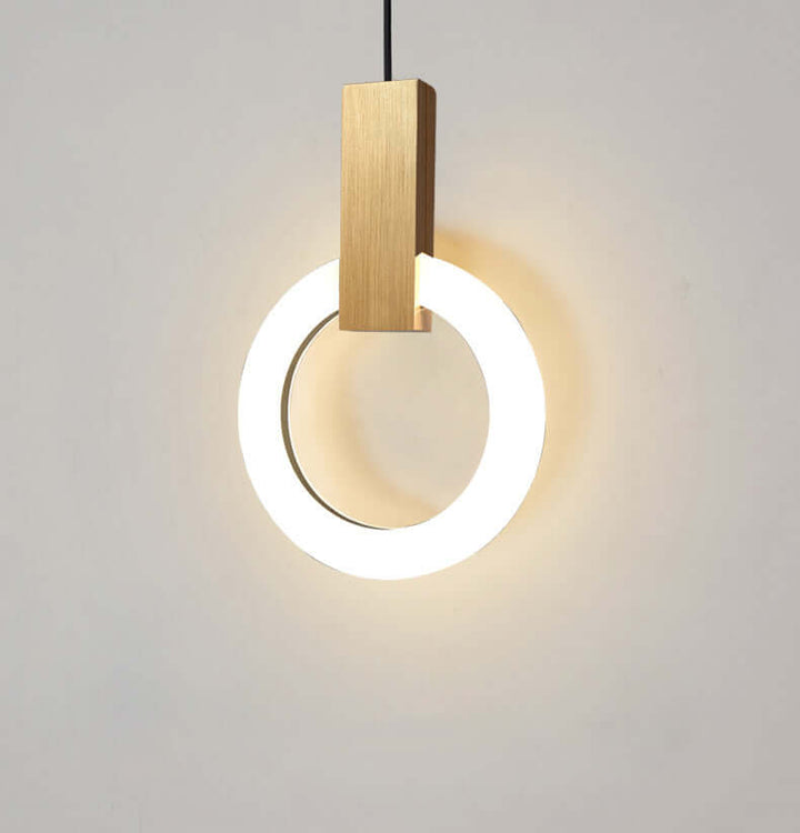 Modern Acrylic Ring LED Pendant Light
