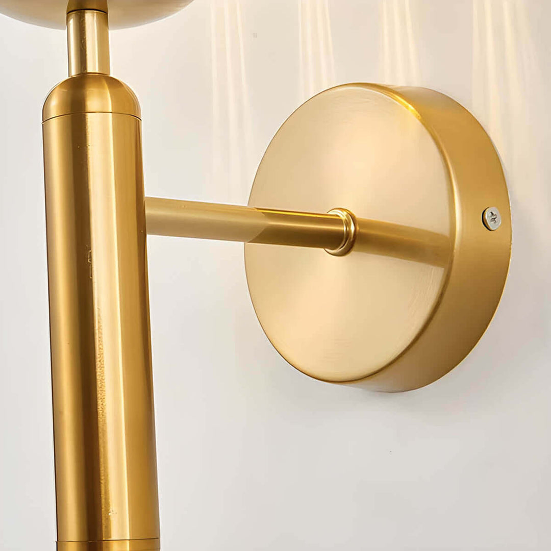 Mid-Century Modern Glass Wall Lamp