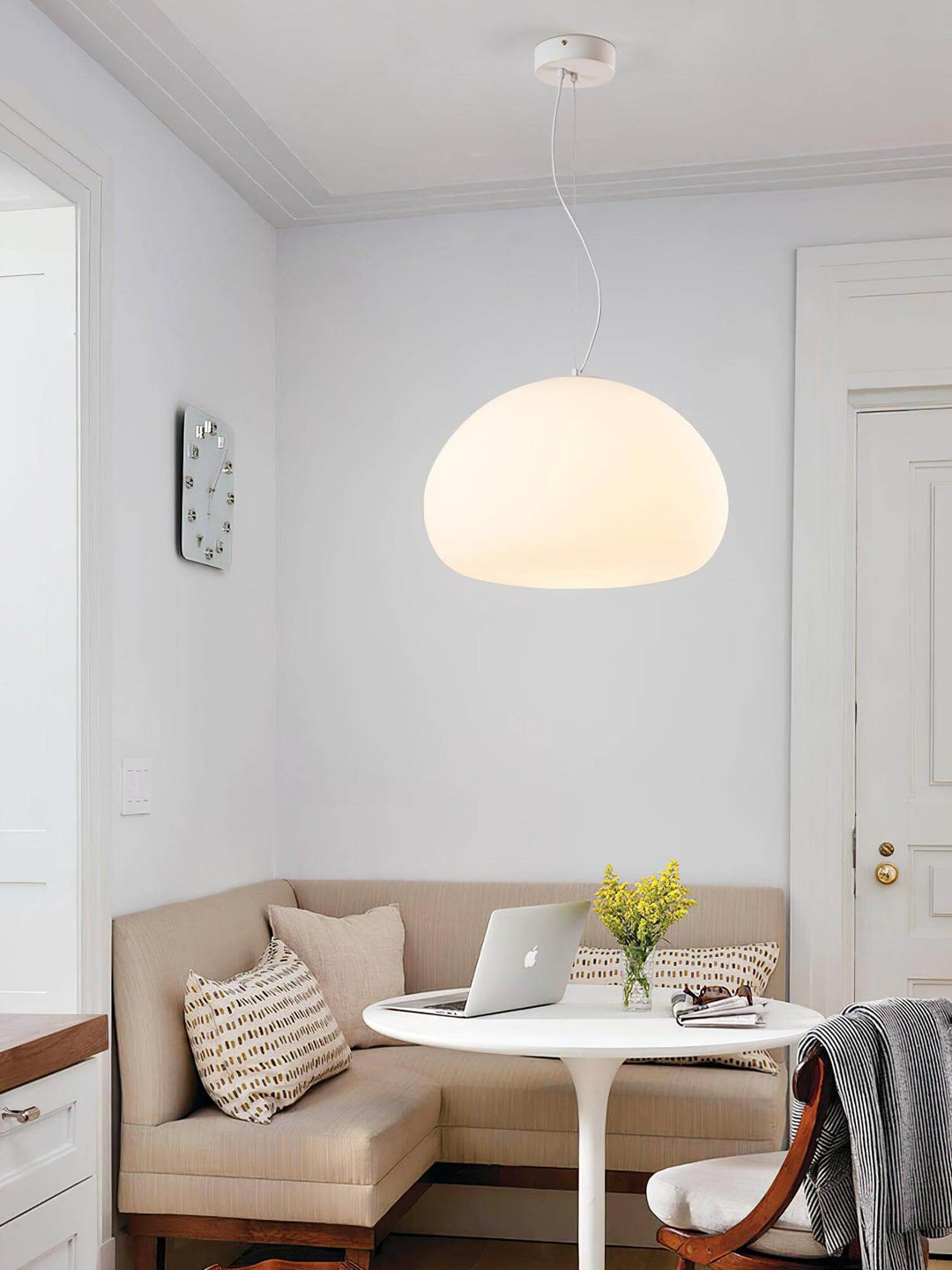 Glass Globe Pendant Light Fixture