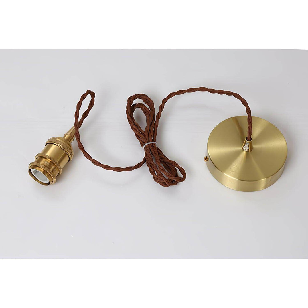 Brown Glass Pendant Light Fixture