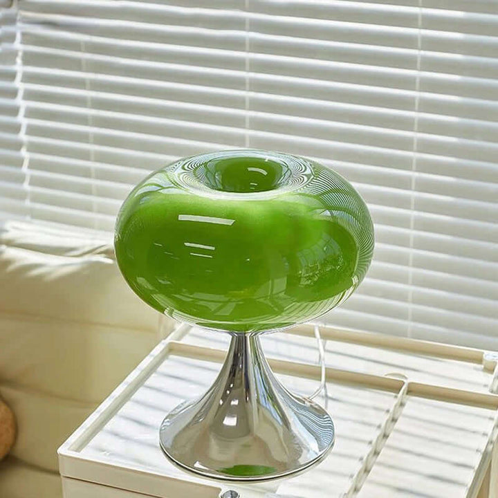 Vintage Apple Glass Table Lamp