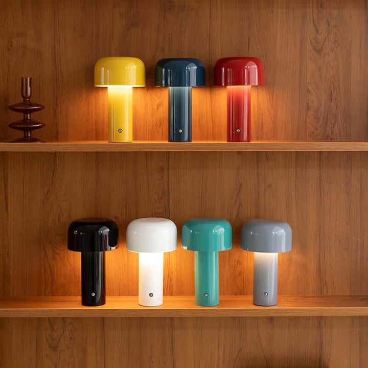 Cordless Mushroom Lamp with 3 Dimming Modes