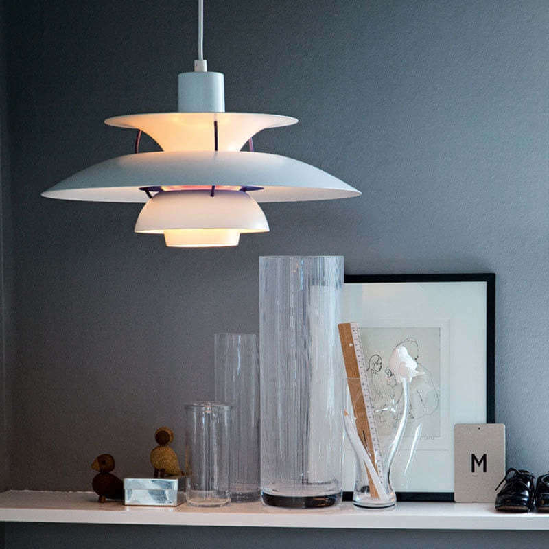 Modern LED Hanging Lamp with Shade