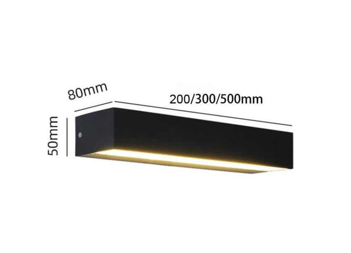 Outdoor LED Bar Wall Light Fixture - IP65 Waterproof