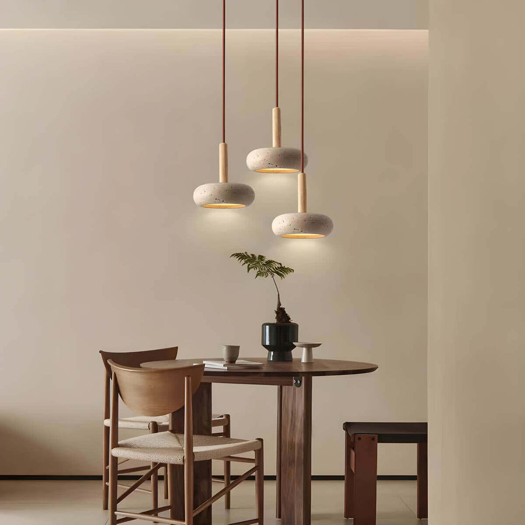 Natural Stone Pendant Light 15cm