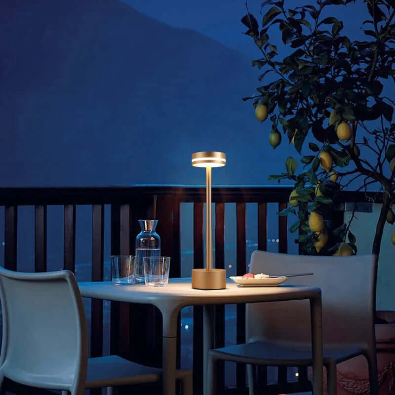 Portable LED Table Lamp with Rechargeable Battery