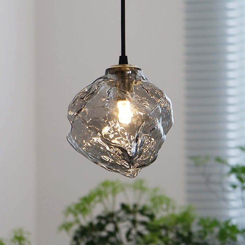Modern Glass Pendant Light Fixture 15cm