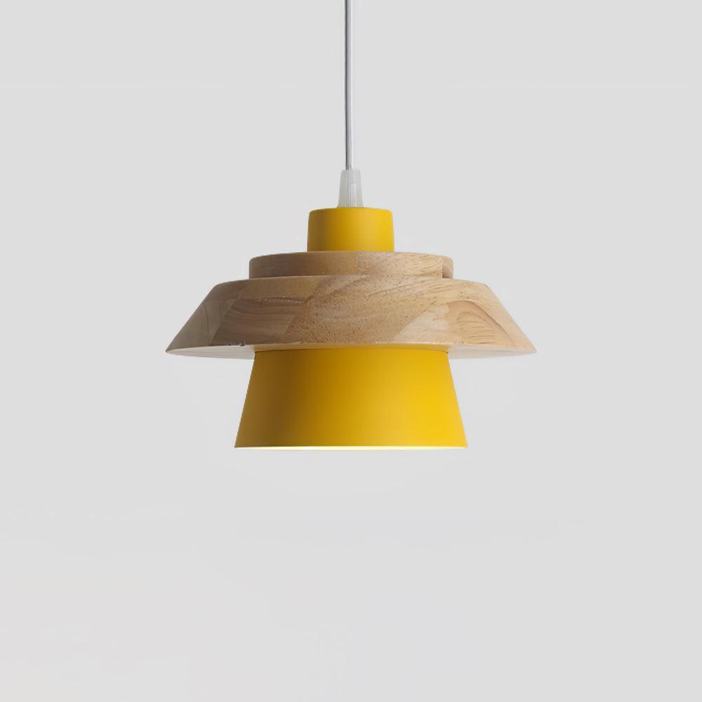 Natural Stone & Wood Pendant Lamp