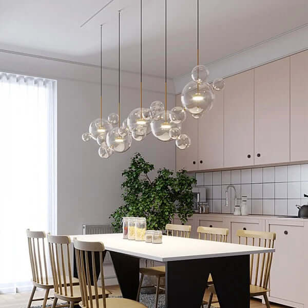 Modern Glass Sphere Pendant Light