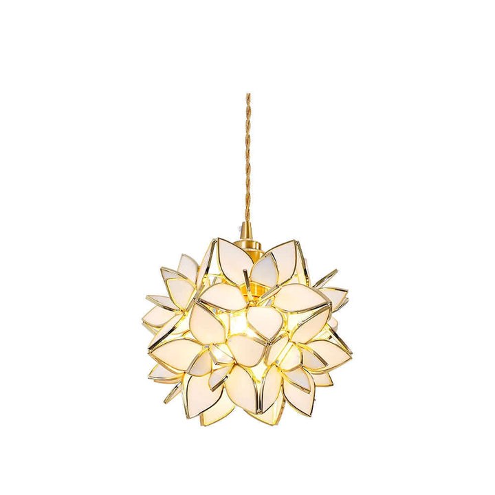 Capiz Shell Pendant Light, 20cm, Elegant Hanging Lamp
