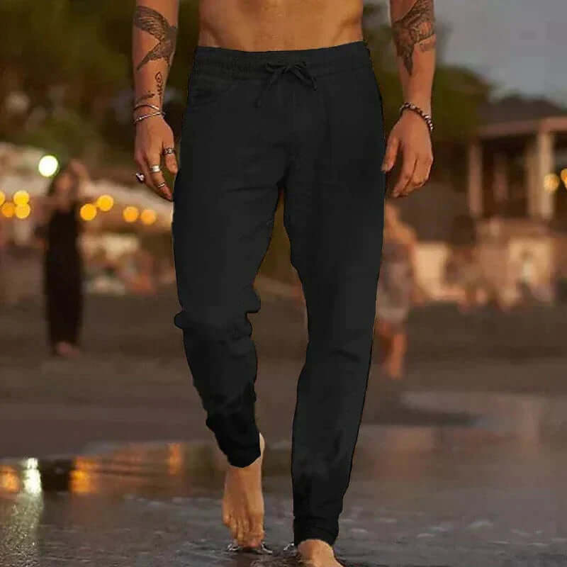 Men's Casual Trousers - Lightweight Summer Fit