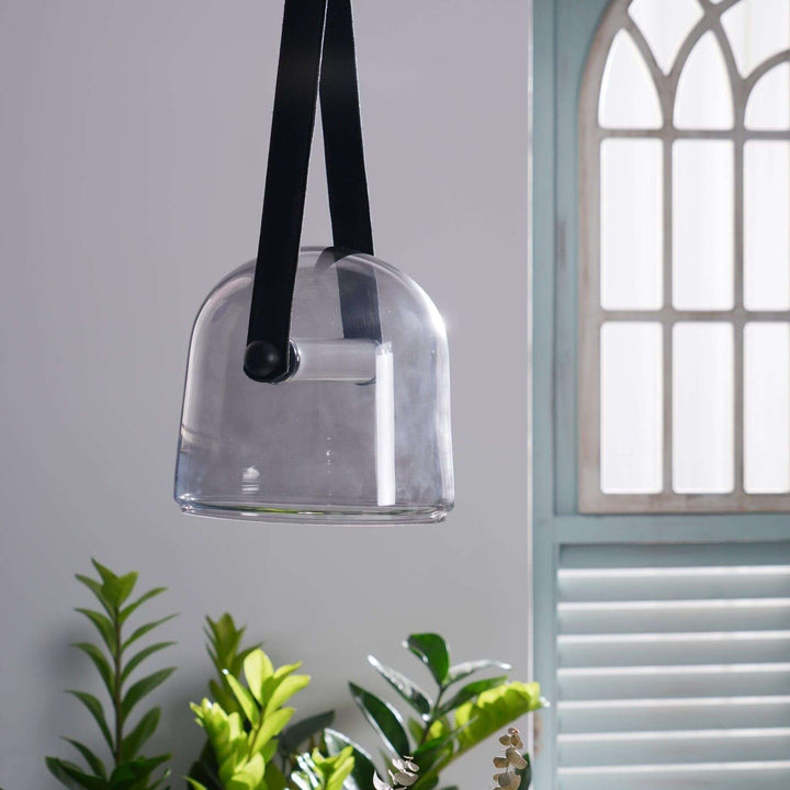Modern Pendant Lamp with Metal Accents