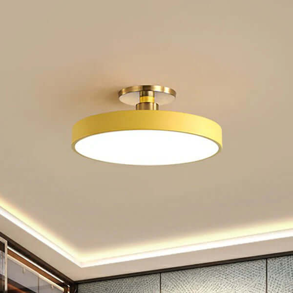Round Acrylic LED Flush Mount Ceiling Light