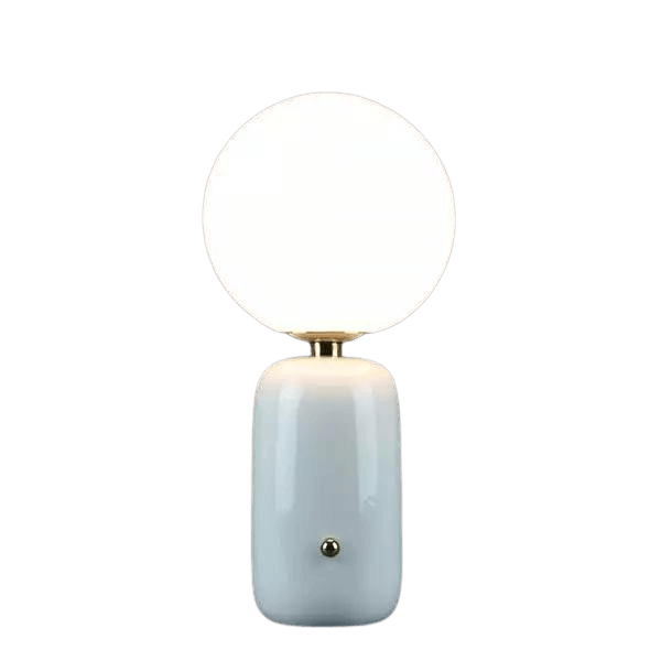 Elegant Metal & Glass Table Lamp with G9 Bulb - Gold, Black, White