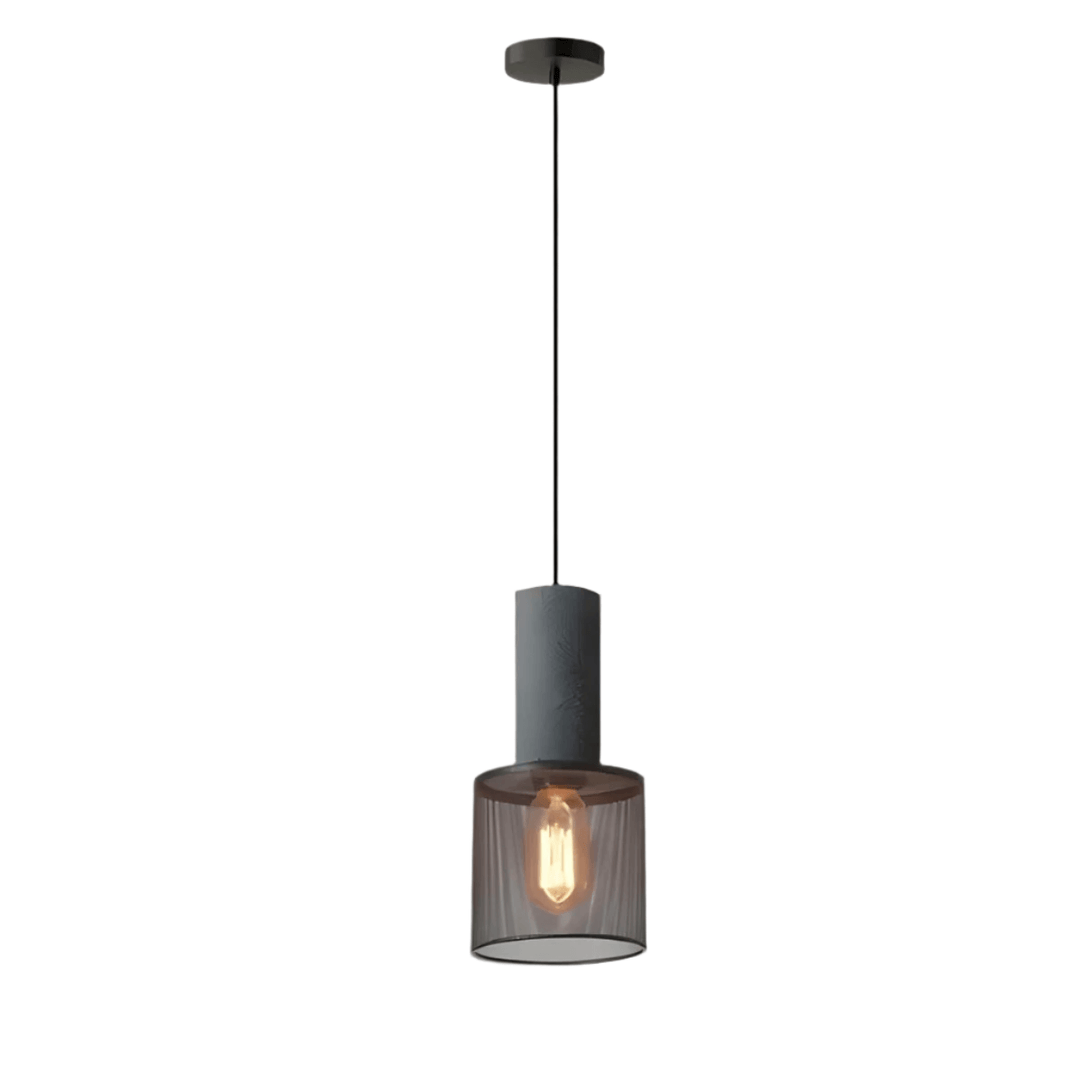 Industrial Pendant Light Concrete & Iron Ceiling Lamp