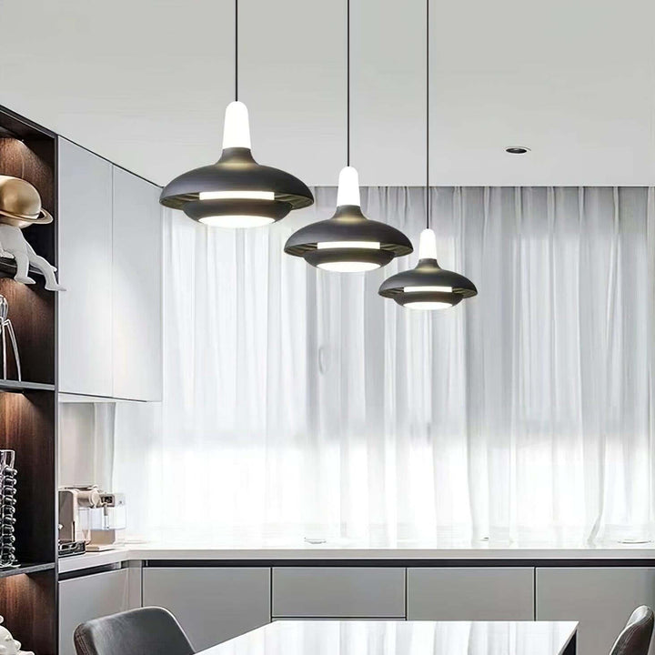 Modern LED Pendant Light, Dimmable, 18cm Diameter