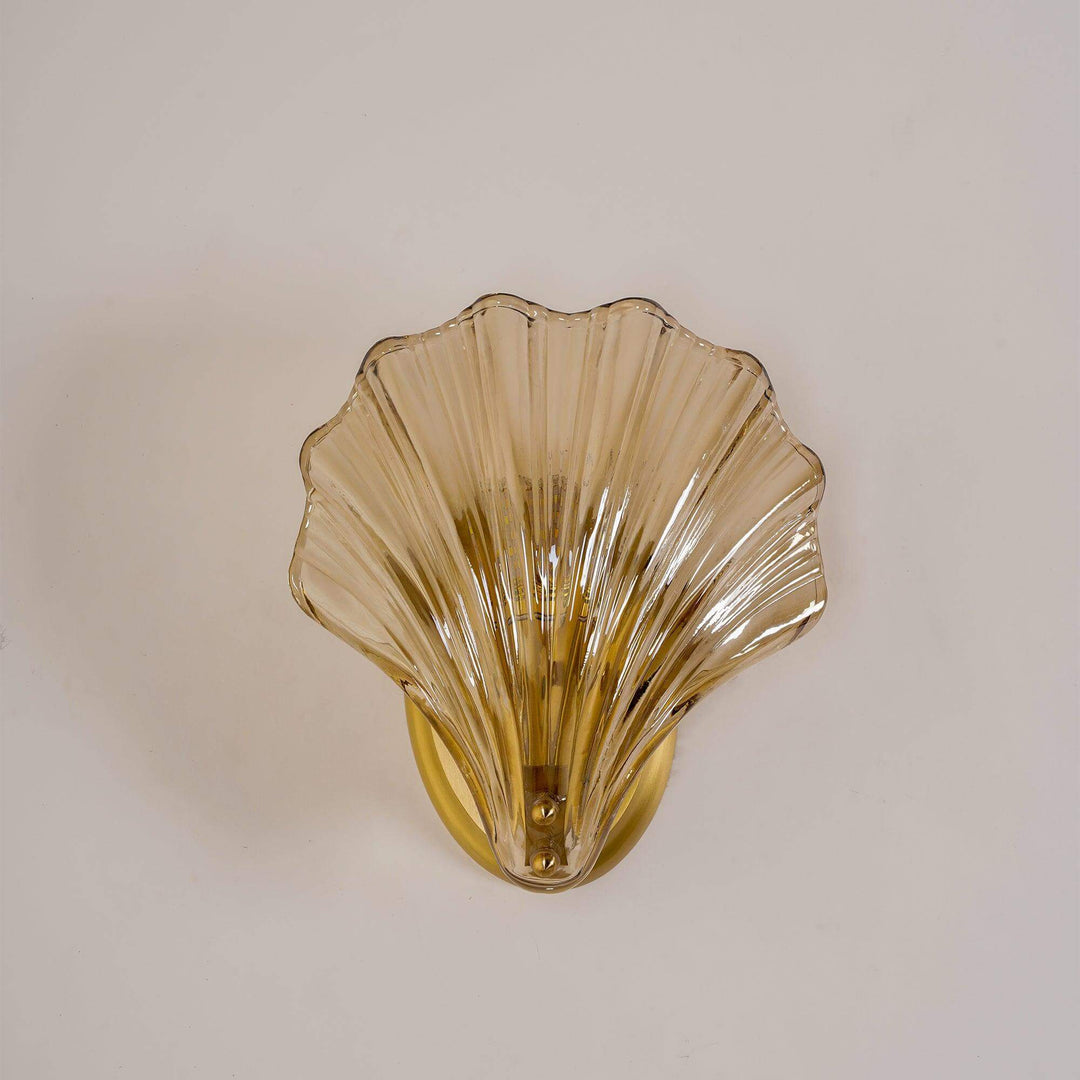 Seashell Wall Light Fixture, Nautical Decor, 20cm