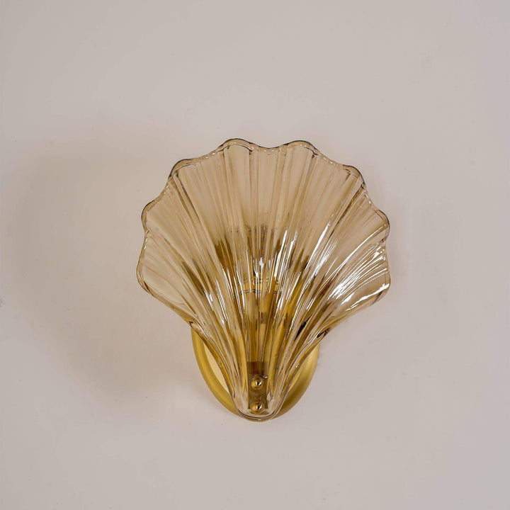 Seashell Wall Light Fixture, Nautical Decor, 20cm