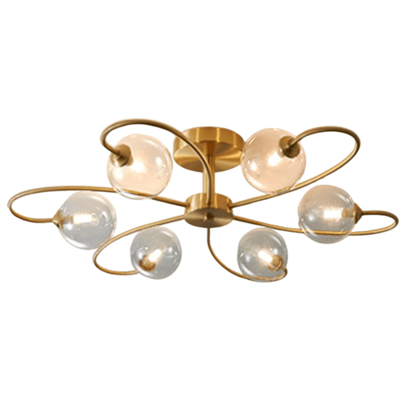 Modern Geometric Metal Ceiling Light Fixture