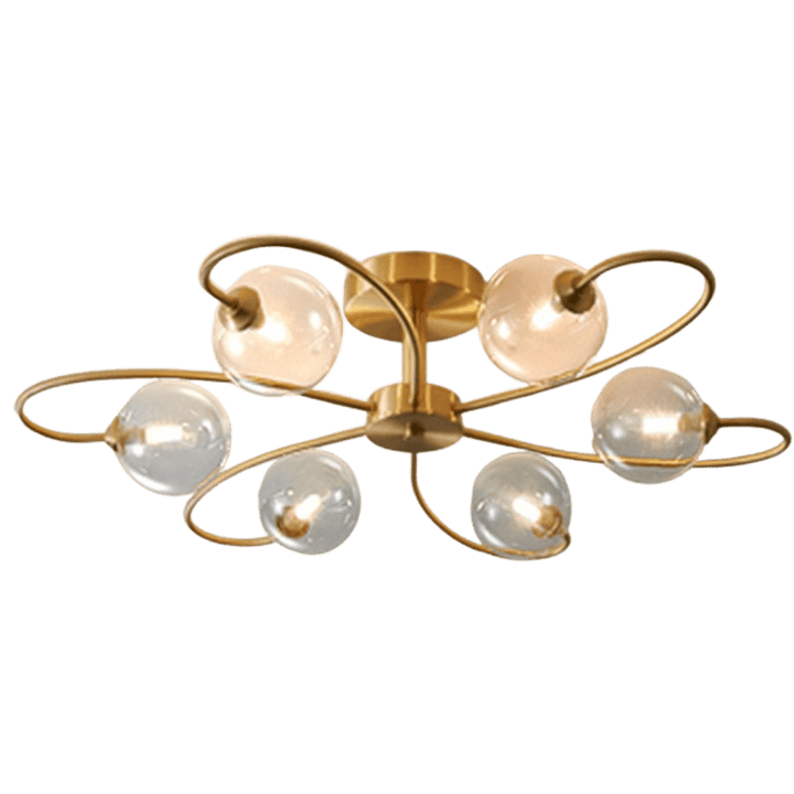 Modern Geometric Metal Ceiling Light Fixture