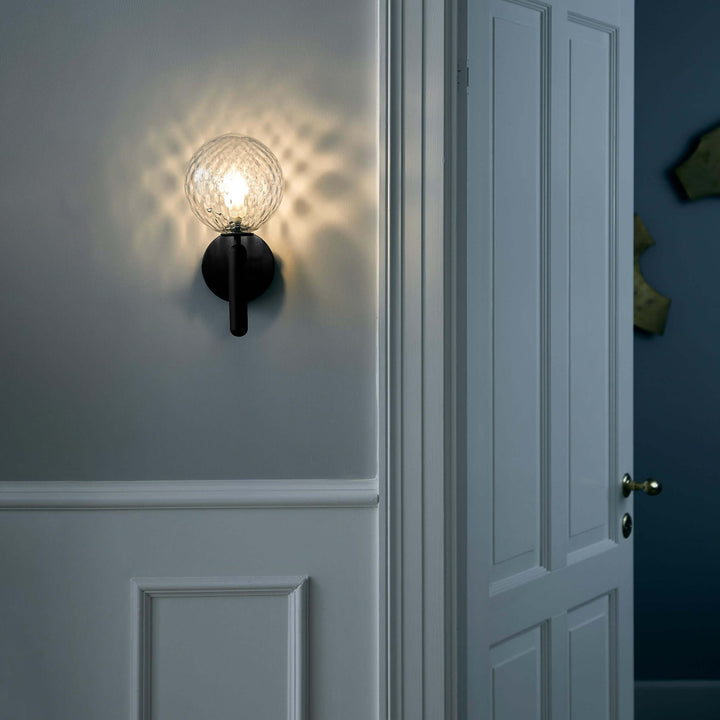 Modern Glass Wall Sconce - Elegant Lighting Fixture