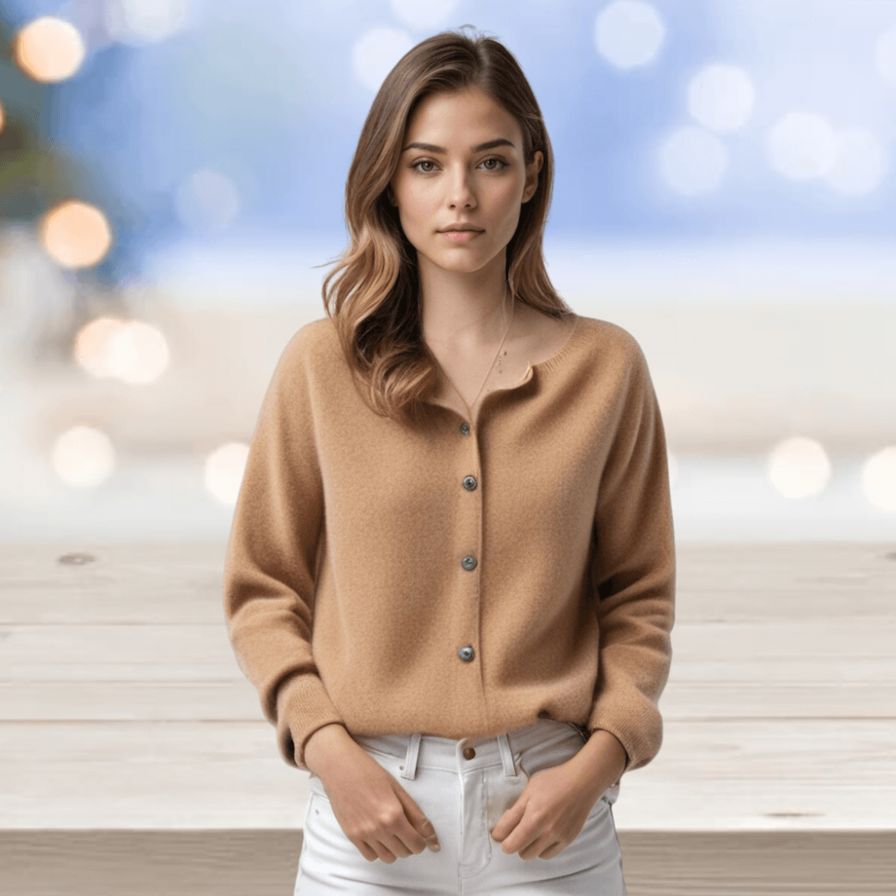 Women's Cardigan with V-Neck