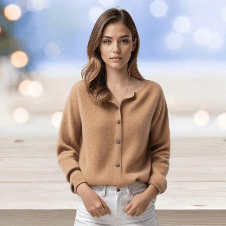 Women's Cardigan with V-Neck