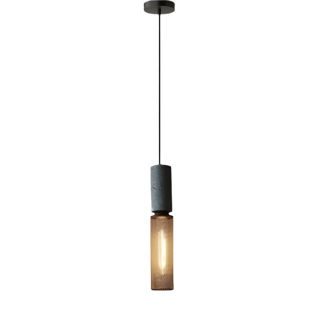 Industrial Pendant Light Concrete & Iron Ceiling Lamp