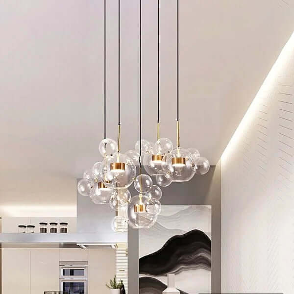 Modern Glass Sphere Pendant Light