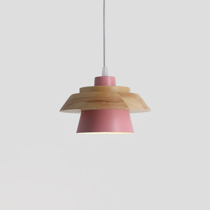 Natural Stone & Wood Pendant Lamp