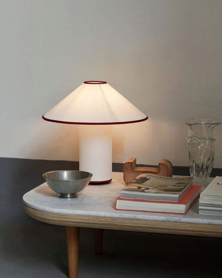 Elegant Metal & Fabric Table Lamp 32cm