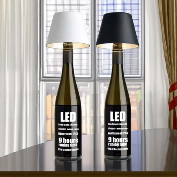 Rechargeable Wine Bottle Lamp Head