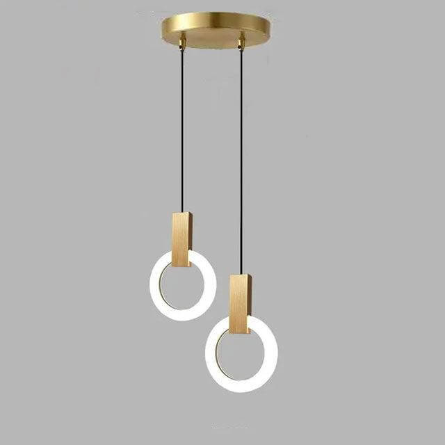 Modern Acrylic Ring LED Pendant Light