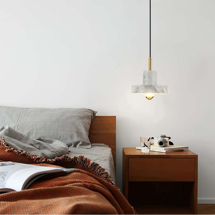 Marble Pendant Lamp with Integrated LED