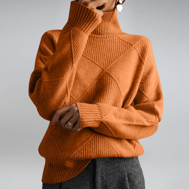 Women's Turtleneck Relaxed Fit Sweater