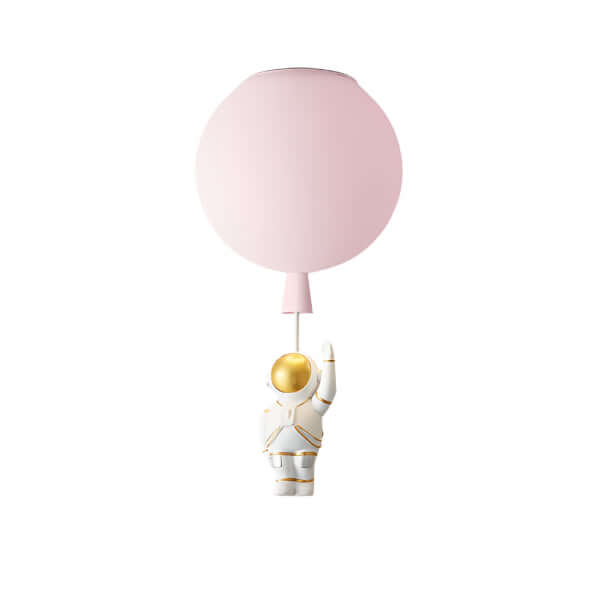 Modern Moon Astronaut LED Ceiling Light