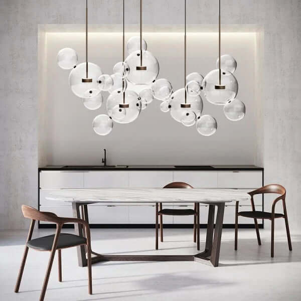 Modern Glass Sphere Pendant Light