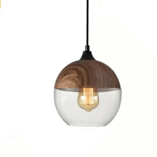 Elegant Glass Pendant Light with Adjustable Cable