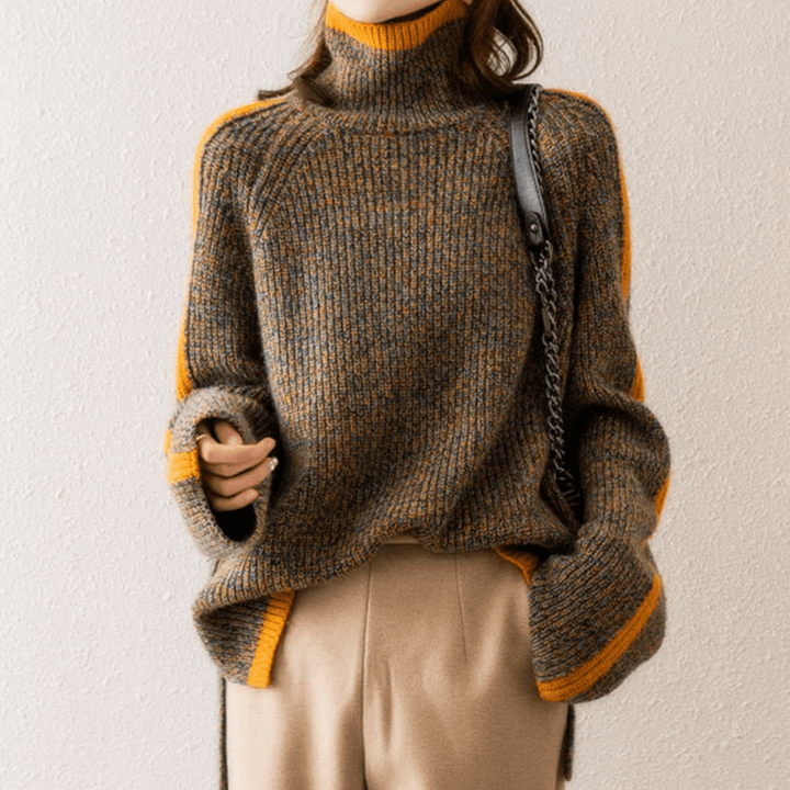 Knit Turtleneck Sweater