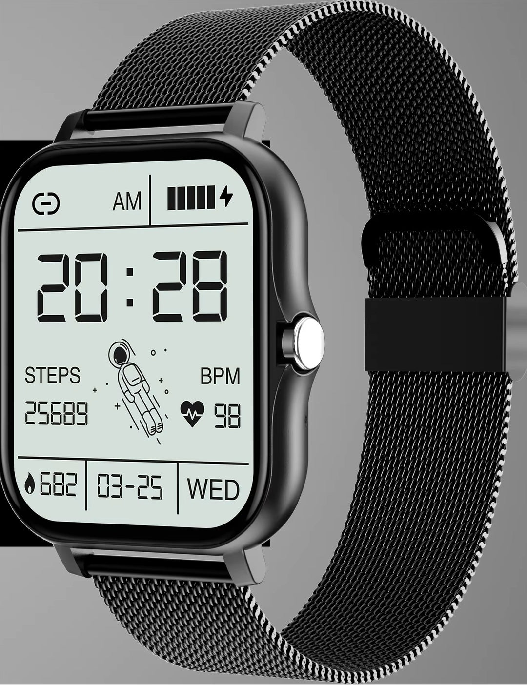 Unisex Smart Watch with Bluetooth Calling & Health Tracking