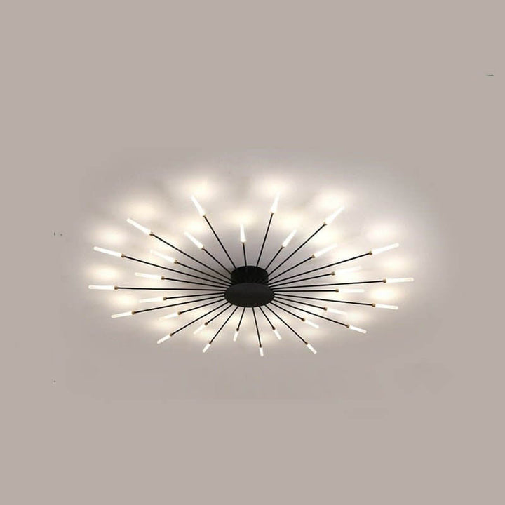 Modern Aluminum & Acrylic Chandelier