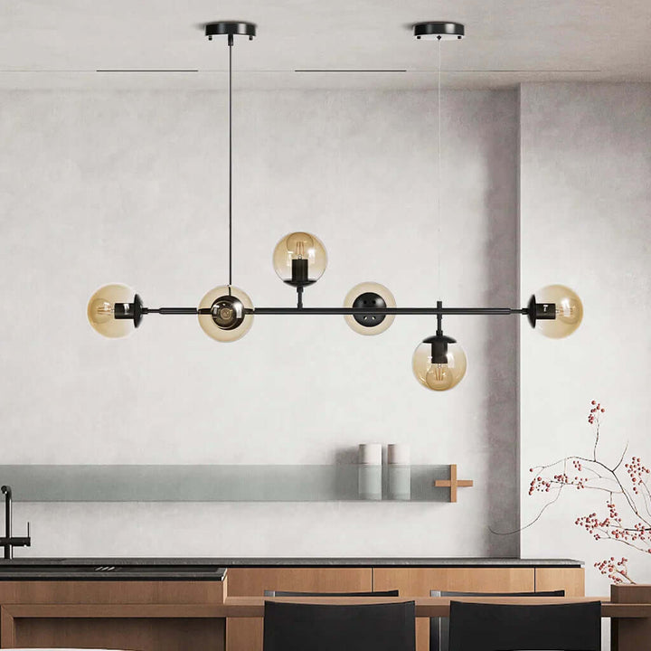 Modern Glass Orb Pendant Light