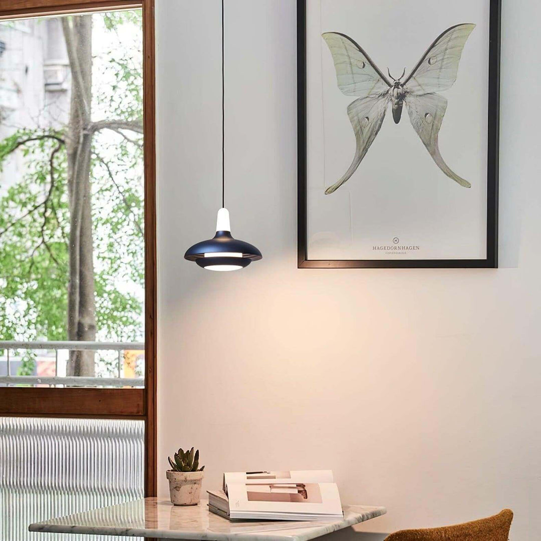 Modern LED Pendant Light, Dimmable, 18cm Diameter