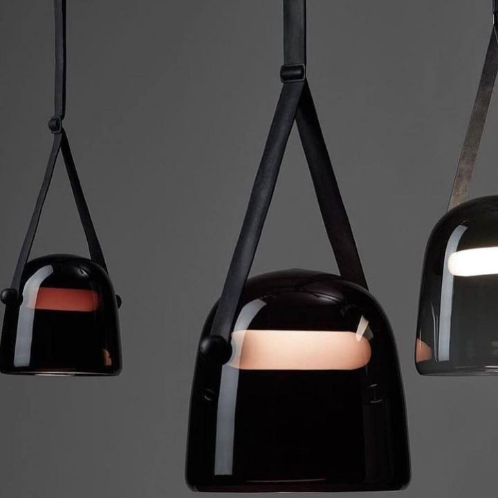 Modern Pendant Lamp with Metal Accents