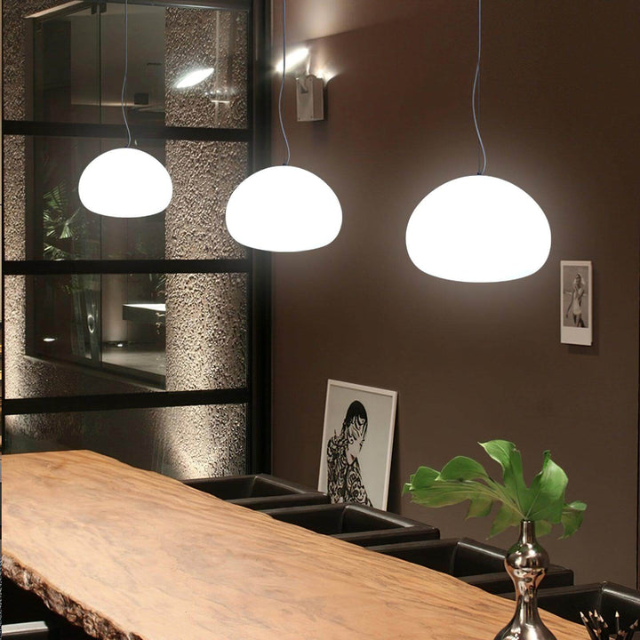 Glass Globe Pendant Light Fixture