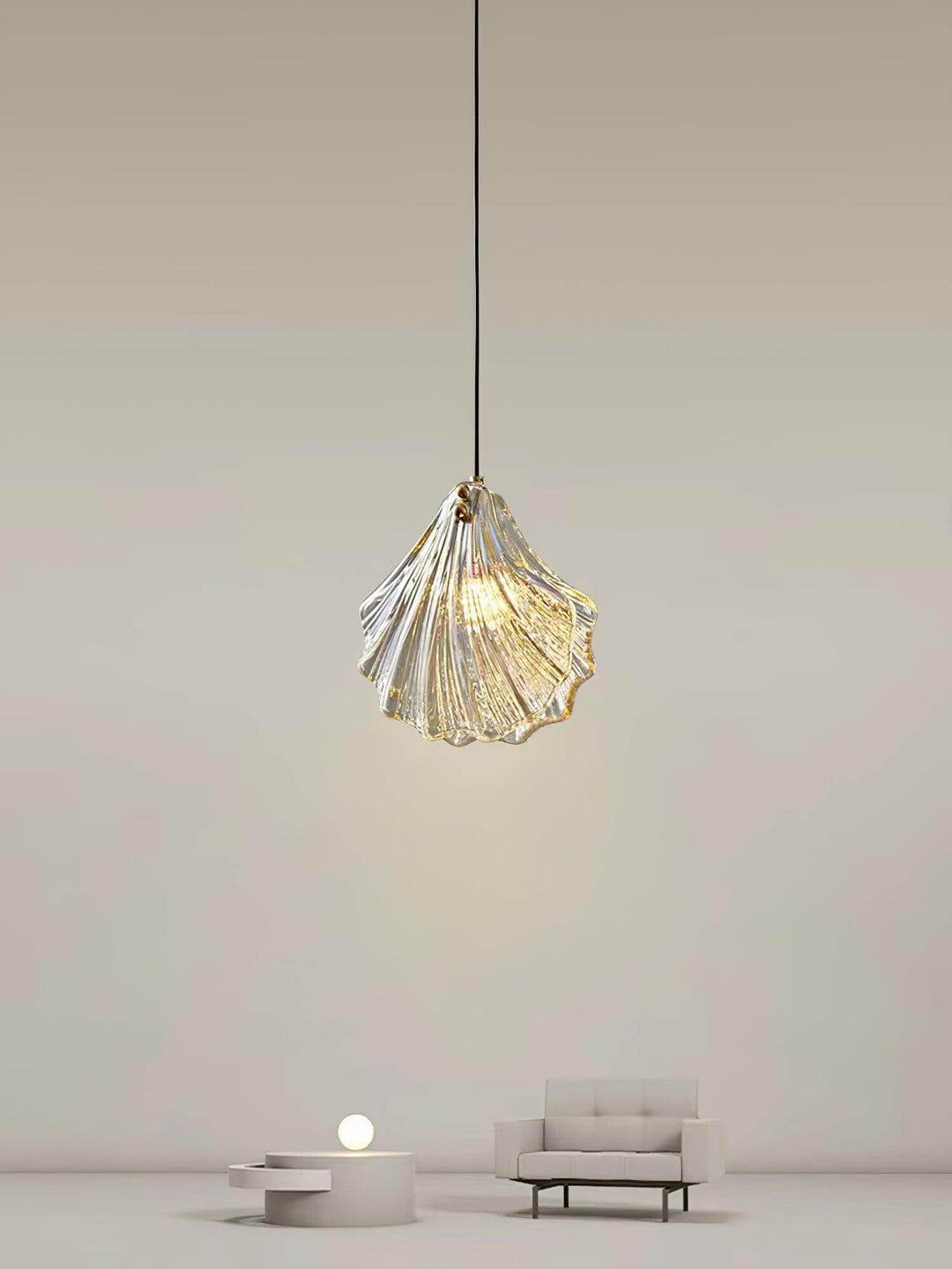Seashell Glass Pendant Light